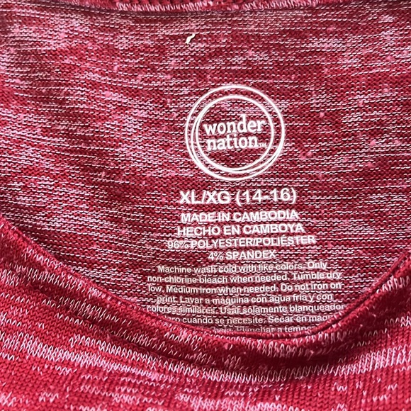 Red Medium sleeve dress. - Picture 2 of 5